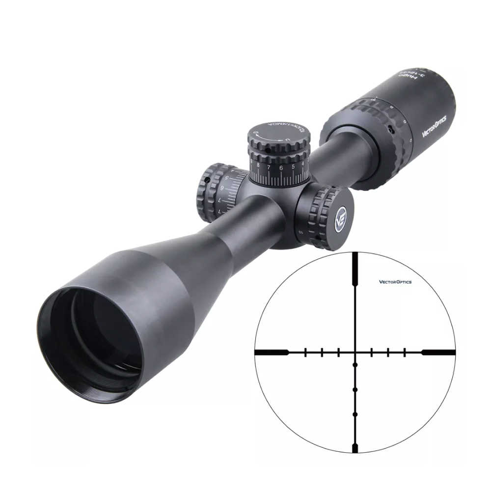 Оптический прицел Vector Optics 25,4мм SFP HUGO 3-12x44 ( установка на Тигр, СВД, ОП-СКС,  / Сетка VOW-10BDC )
