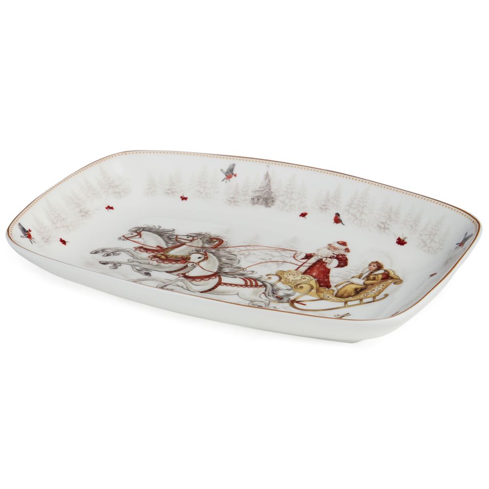 БЛЮДО LEFARD "МОРОЗКО" ПРЯМОУГ. 25Х16Х3 СМ (КОР=12ШТ.)