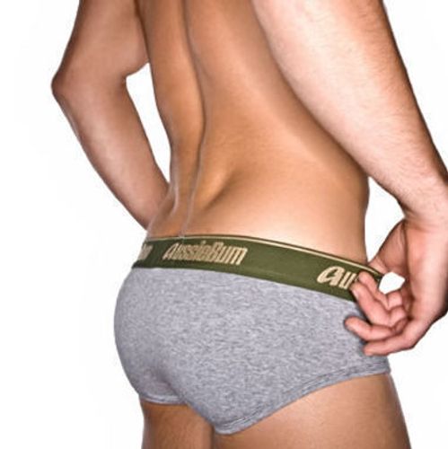 Мужские трусы брифы Aussiebum Cotton Soft Brief Mountain Grey