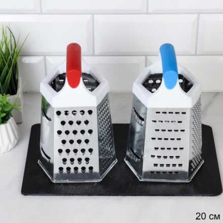 Терка 6 граней 20 см / F-678-6 /уп 144/