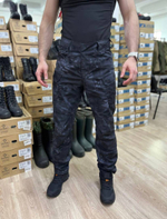 Брюки страйкер / чёрный питон