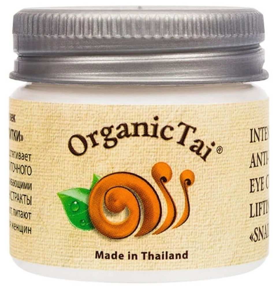 Organic Tai Лифтинг-крем для век интенсивный против морщин с экстрактом улитки 30мл