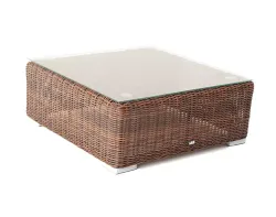 "Лунго" журнальный столик плетеный, цвет коричневый