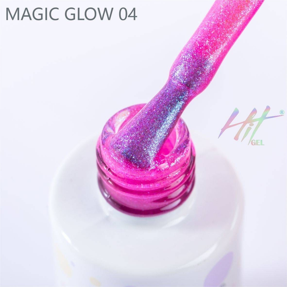 Гель-лак ТМ "HIT gel" №04 Magic glow, 9 мл