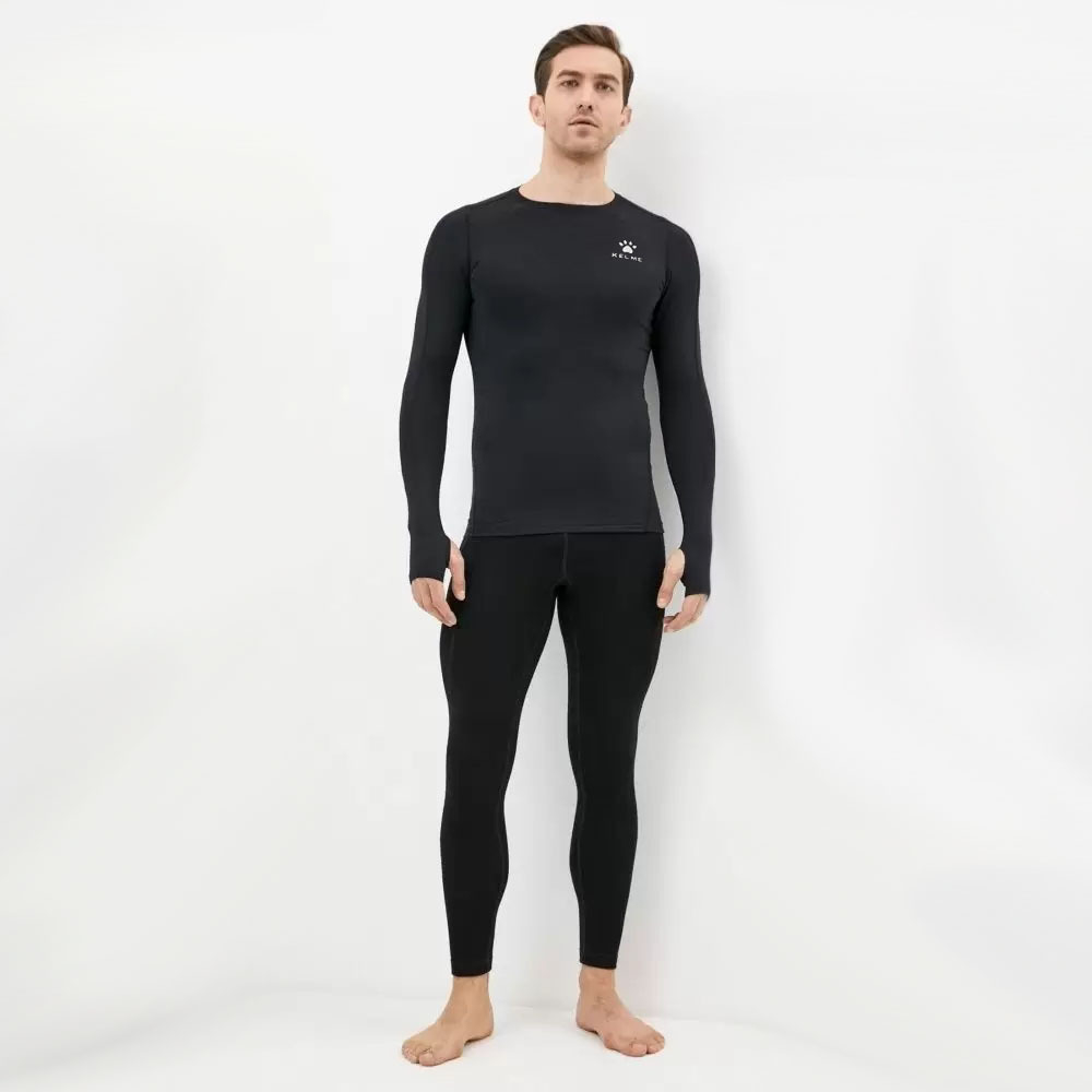 Футболка с длинным рукавом KELME Tech fit, 3891112-000-M, р.M, черный