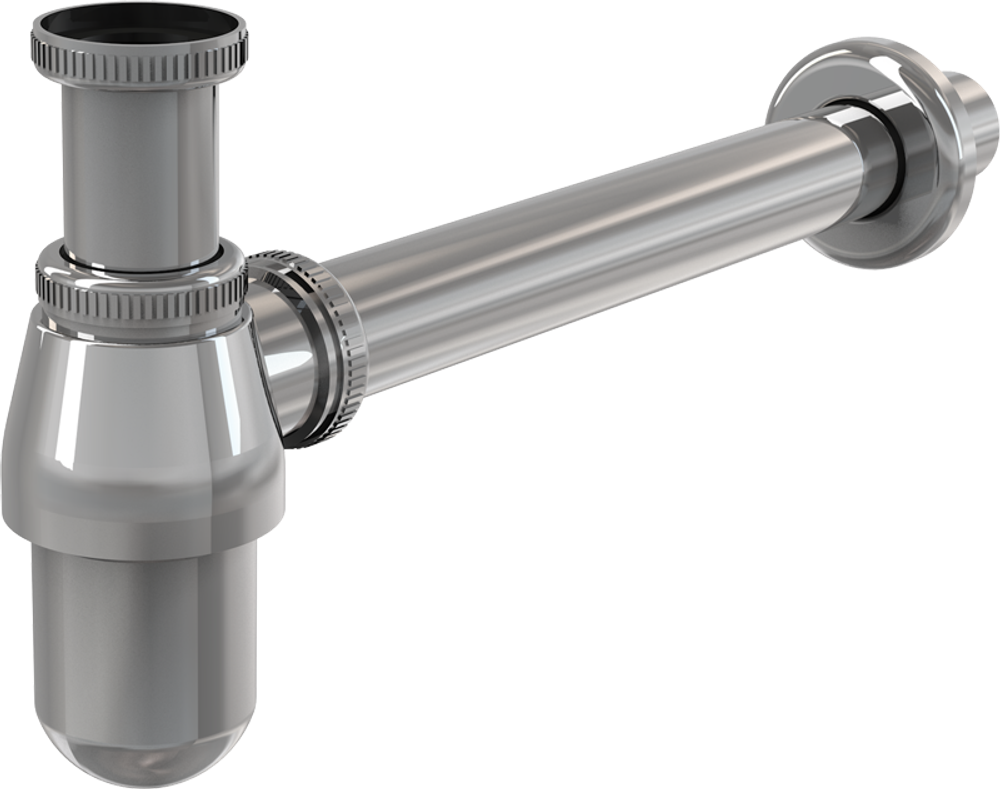 A431 Сифон для умыв метал д 32 накидная гайка 5/4