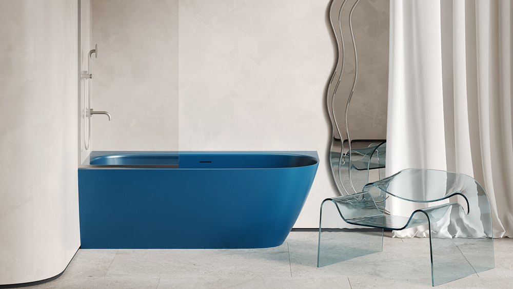 Ванна SOFIA CORNER L 170x85 матовая покраска по RAL полностью