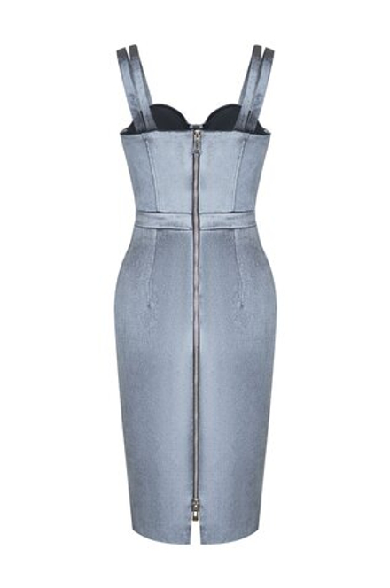 Платье-футляр "Basic Velvet"