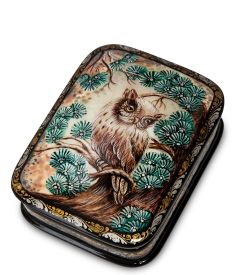 Народные промыслы ШК-45/55 Шкатулка «Совушка» исп. Орлова