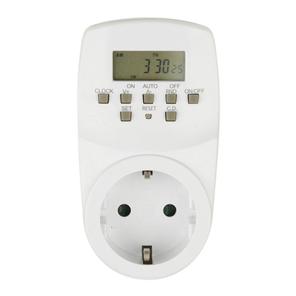 Таймер электронный - розетка, Uniel UST-E20 600w