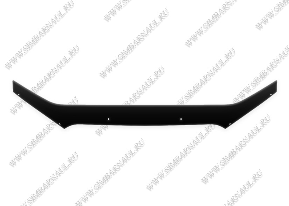 Дефлектор капота темный MITSUBISHI ASX/RVR 2010- long, NLD.SMIRVR1012