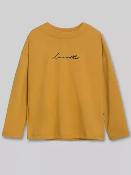 Лонгслив базовый оверсайз кофта для детей