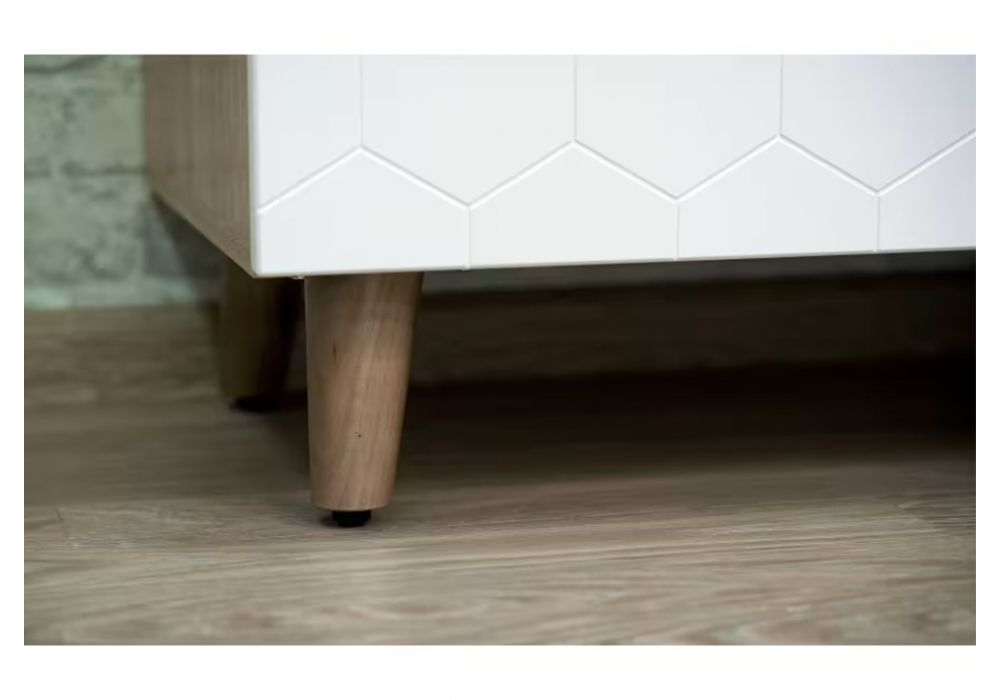 Комод Мариус М-07 дуб баррик / белый матовый