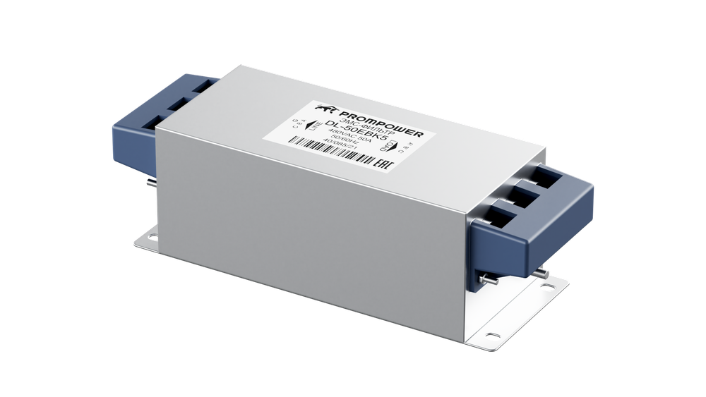 ЭМС-фильтр PROMPOWER DL-50EBK5, 400 В, 50 А, категория C2