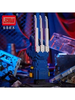 Конструктор мини блоки 3D когти Росомахи 1047 деталей