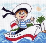 "Ромка-капитан"-1169 канва с рисунком