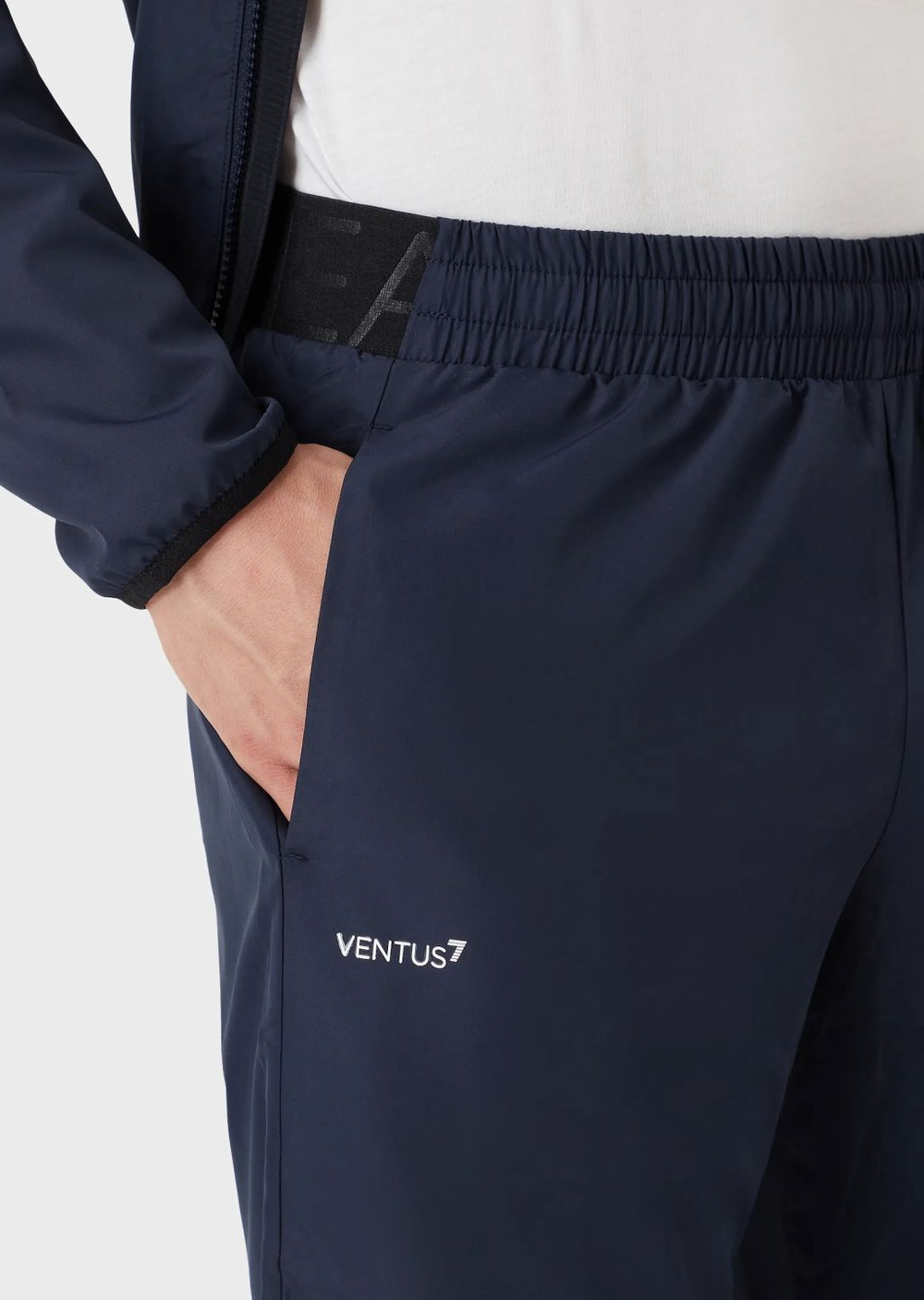 Для мужчин Костюм теннисный EA7 Man Woven Tracksuit - night sky