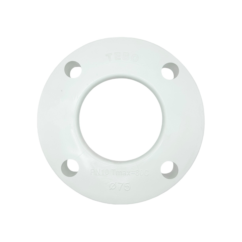 Фланец пластиковый ABS TEBO 75 мм (Ду 65)