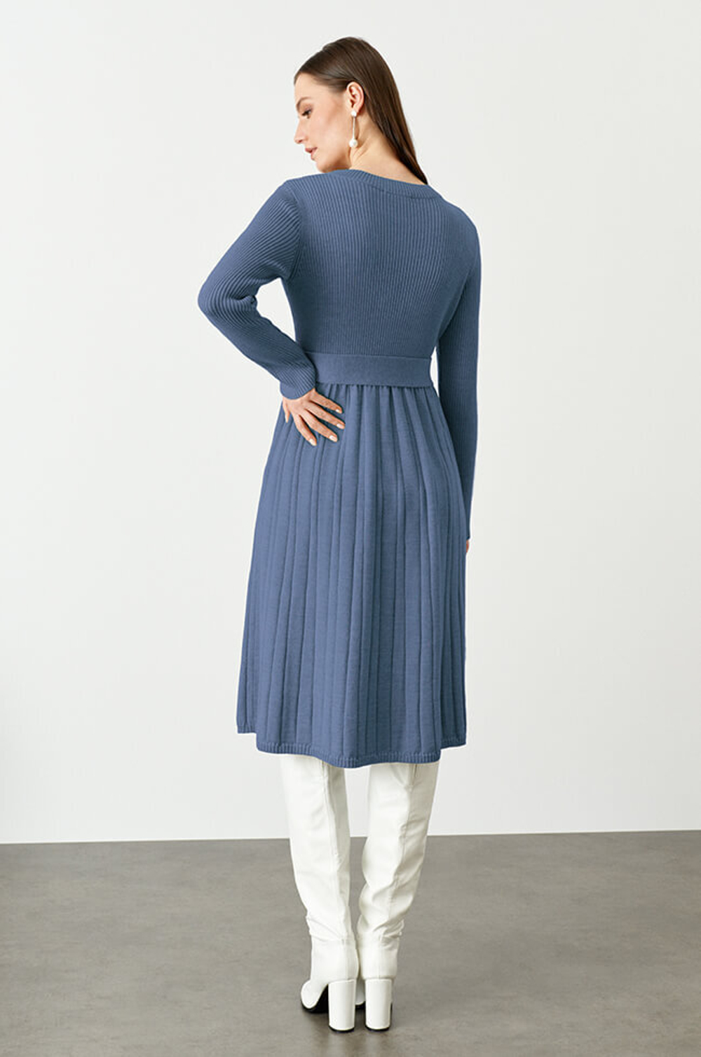 51420 Платье женское (голубой)