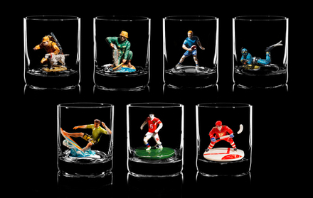 Подарочный набор "Мужские увлечения" в футляре из ореха.