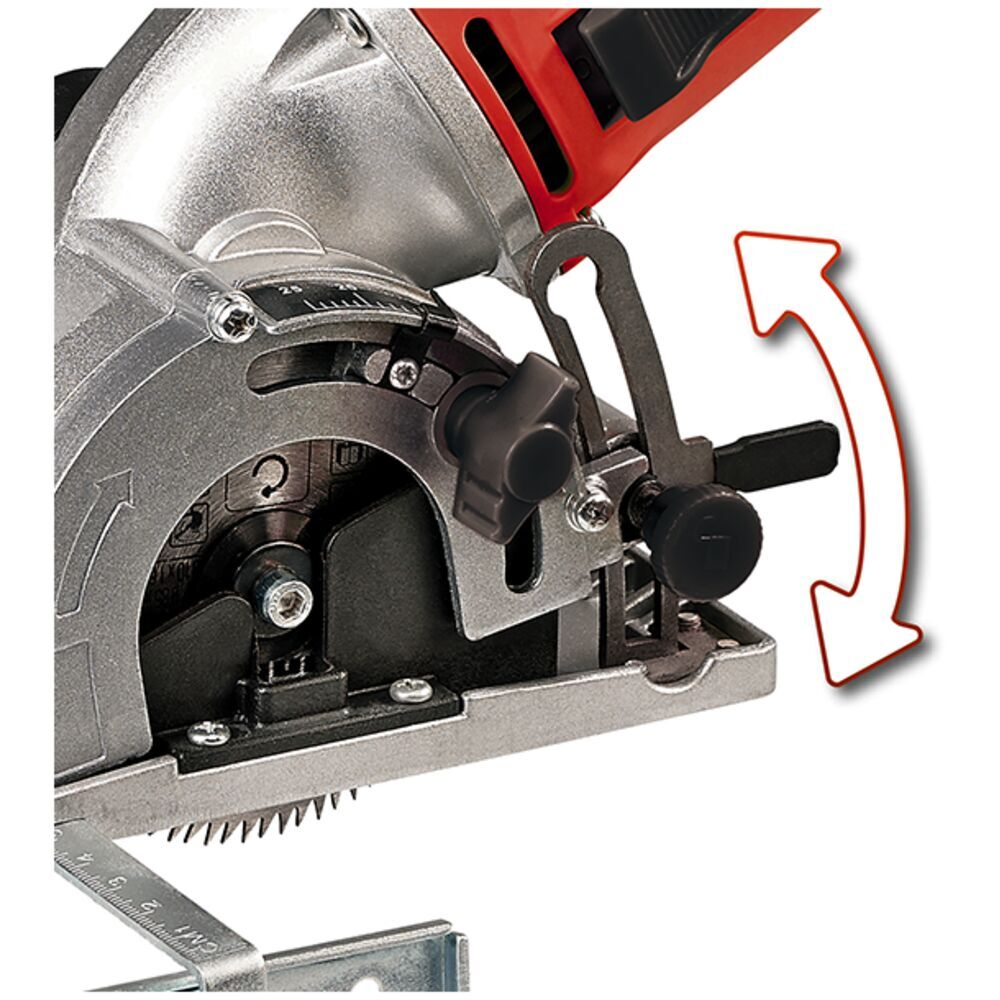 Мини-пила дисковая Einhell TC-CS 860 Kit, 450Вт, 6000об/мин 4330992
