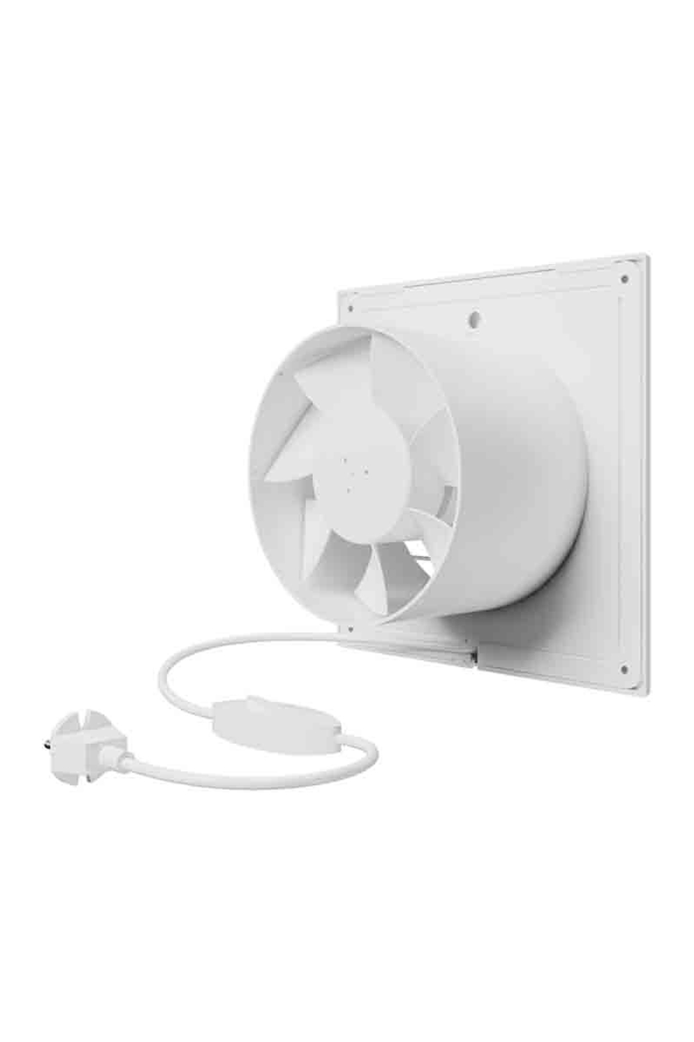 Вентилятор накладной A D125 выключатель с вилкой AURAMAX