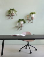 Кресло офисное пластиковое Scab Design Mentha Go Green, черный, антрацит