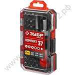 ЗУБР Компакт-37 37 предм., Реверсивная отвертка с насадками (25164-H37)