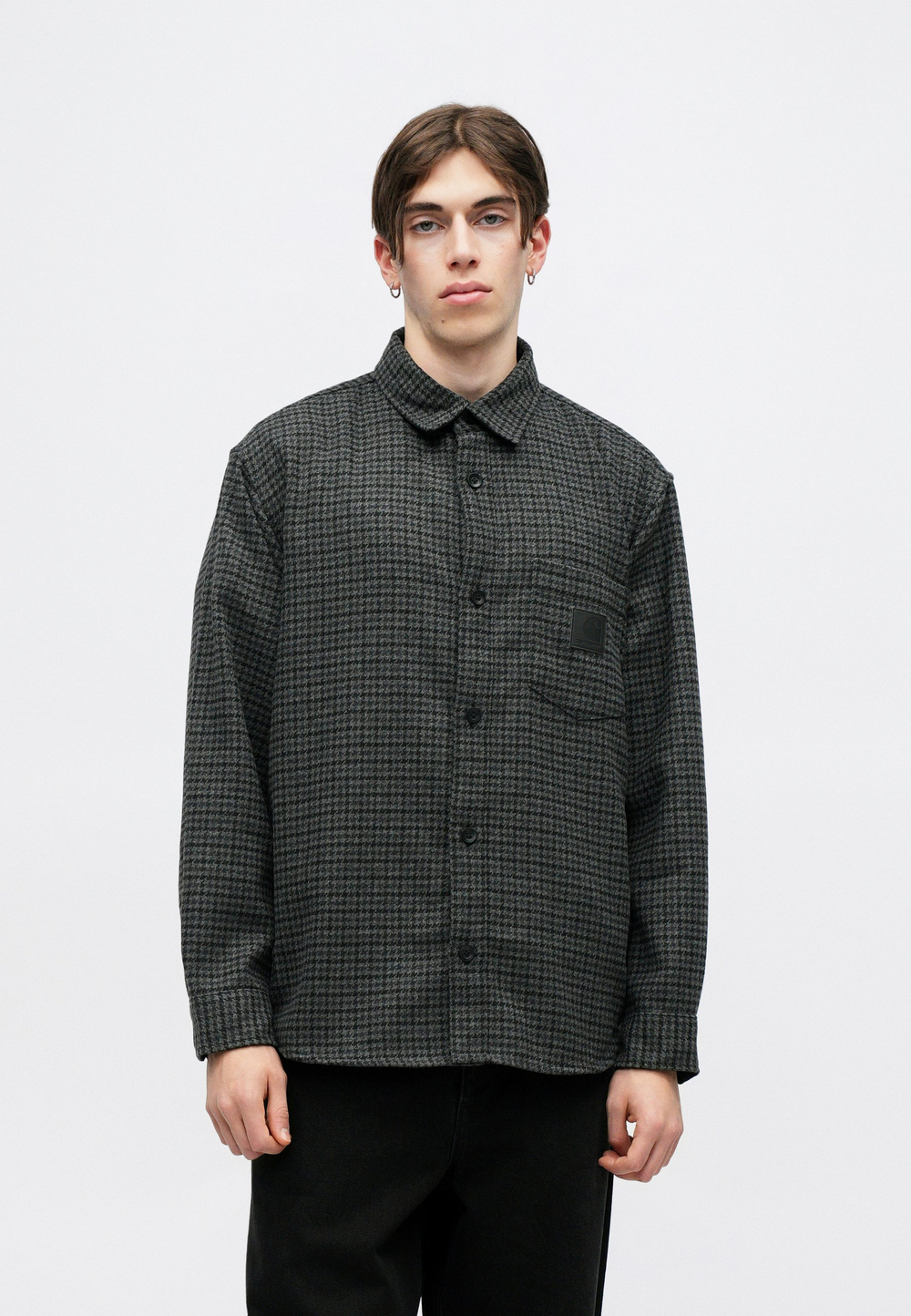 Carhartt WIP LEWIS - Рубашка - Серый