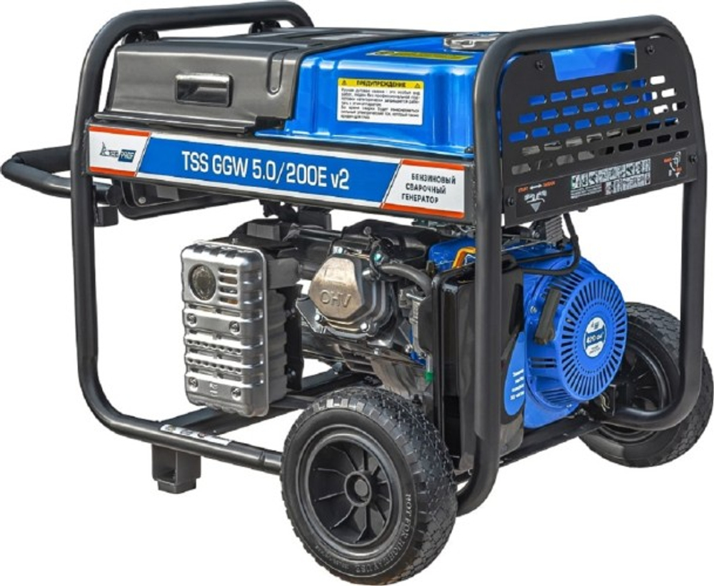 Сварочный генератор ТСС PROF GGW 5.0/200E v2 бензиновый 045624