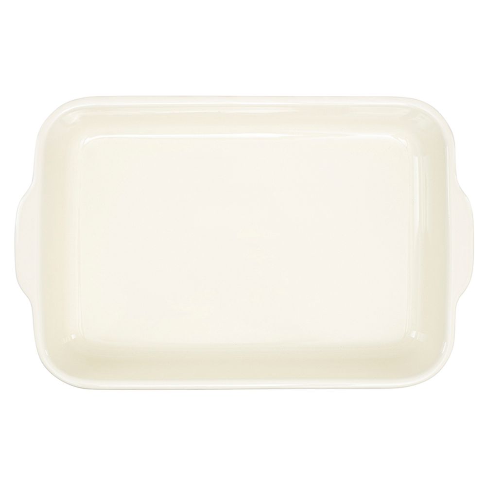 Блюдо для запекания Birds of Paradise, 36х23 см, кремовое