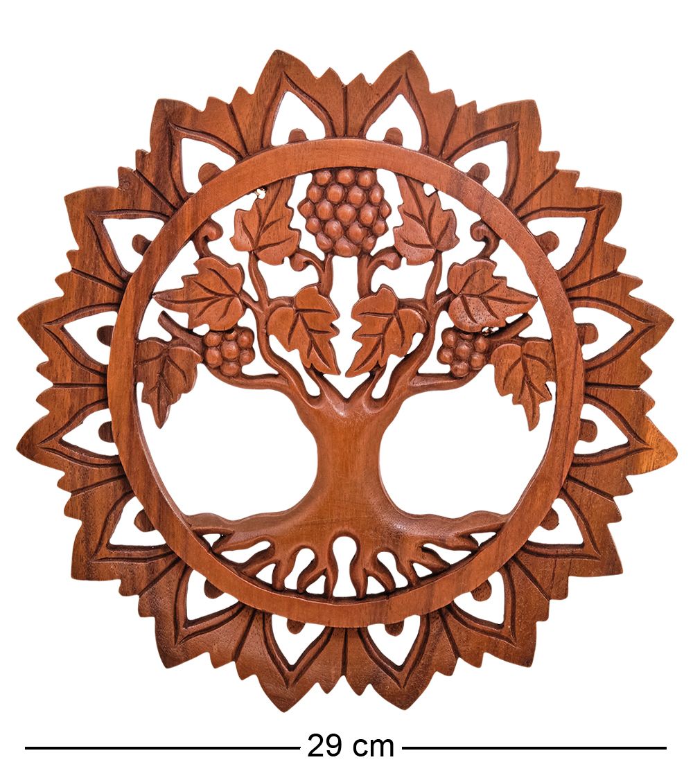 Decor and Gift 17-112 Панно резное «Дерево жизни» (суар, о.Бали)