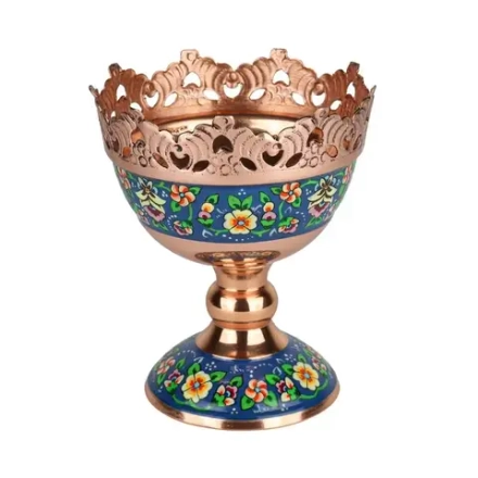 Медная чаша конфетница Arahonar 16565453 ручная роспись Иран