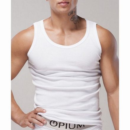 Мужская майка белая Opium R04