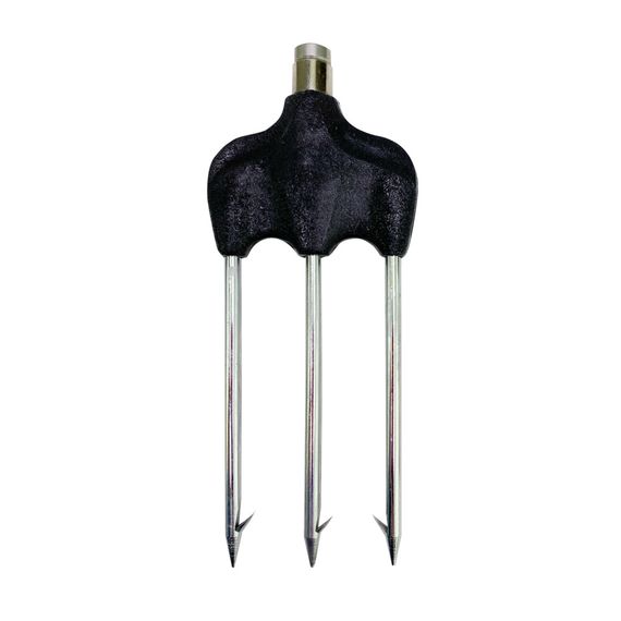 Трезубец Scorpena D4,5 мм хромированный пластиковое основание