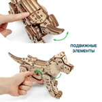 Сборная деревянная модель «Механический щенок Puppy» (EWA)