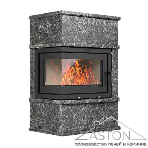 Камин ASTON 700 L «VYBORG» Н-1280 Пироксенит Элит