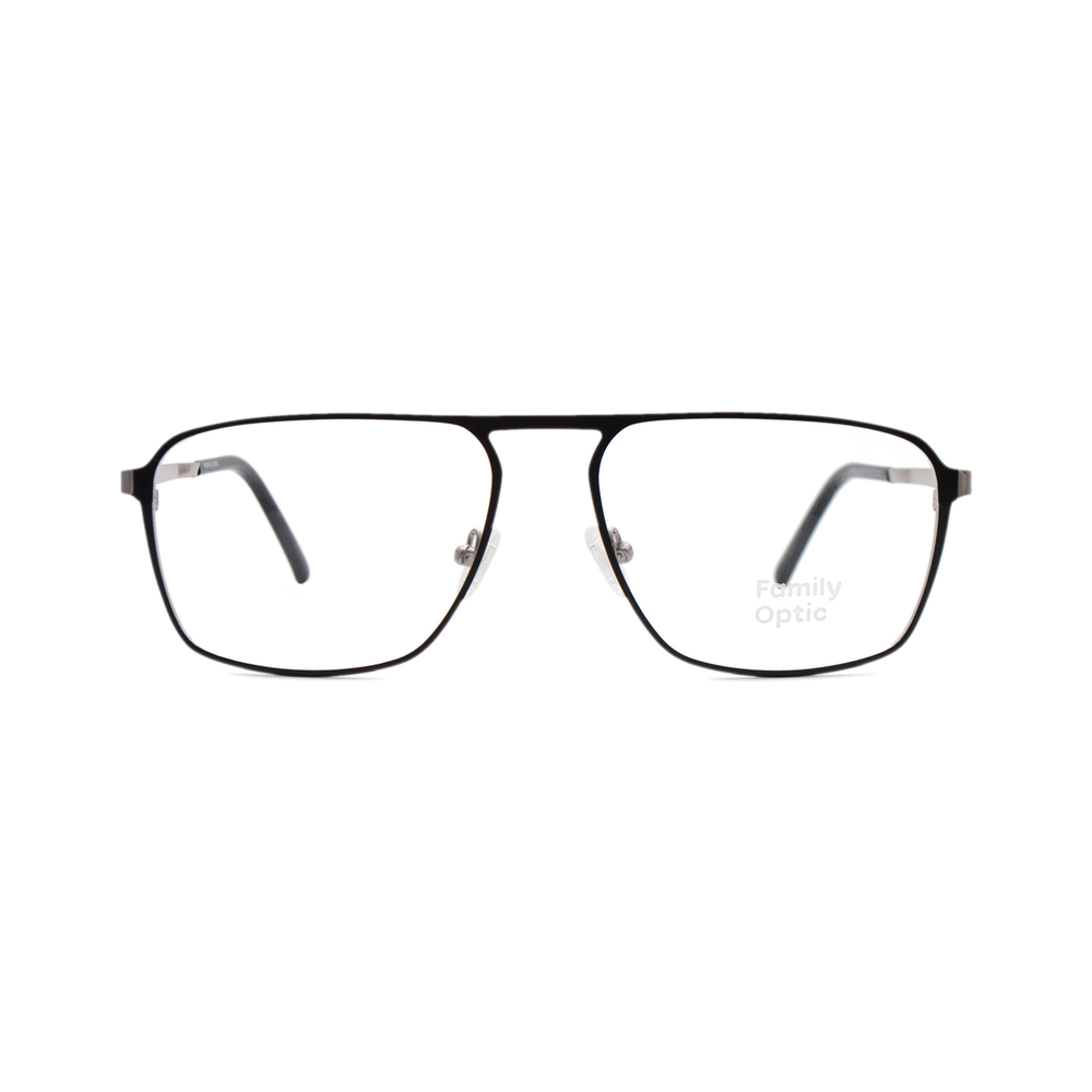 Оправа многогранник Family Optic MM4030 C2 серебряная с черным