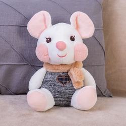 Мягкая игрушка Мышка KiDWoW для девочек, мальчиков, малышей, детей, в подарок, для сна