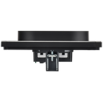 FORTE&PIANO Розетка 2-местная с заземлением с защитными шторками безвинтовое крепление 16А FP723M металл никель IEK