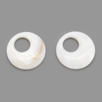 бв20-пер Бублик вытянутый 20мм, перламутр