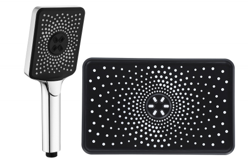 HT3022  Набор леек (троп.+ручная, ХРОМ) HANSEN (40/1шт)