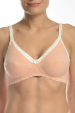 1123/C бюстгальтер "Нектар персика в крапинку"