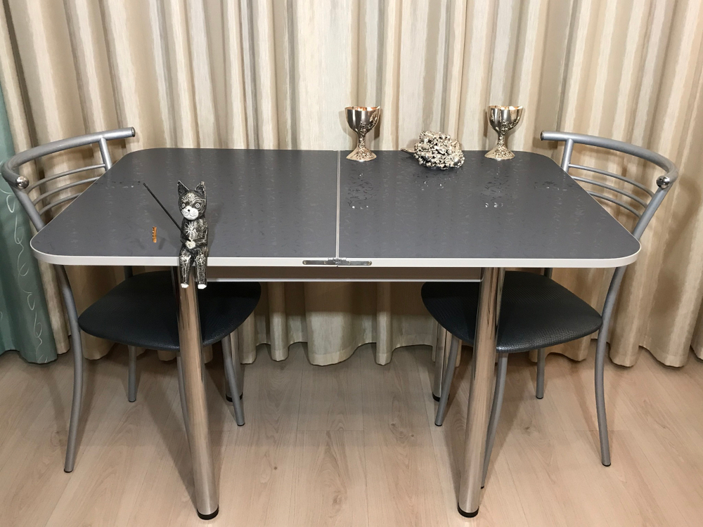 Обеденный стол раскладной Wide Grey blue