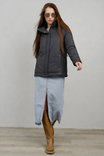 Куртка женская демисезонная "HN-3" темно-серый