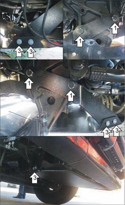 Защита Змеевика компрессора. 6 мм, Сталь. для MAN TGX 2007-2021, MAN TGS 2007-2021 MOTODOR.24818