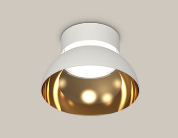 Комплект накладного светильника с акрилом 1*GX53 XS8101036 SWH/PYG/CL белый песок/золото желтое полированное/прозрачный (C8101, N8144)DIY System Complects Ambrella