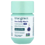 True Grace, One Daily Multivitamin, мультивитамины для мужчин от 40 лет, 30 веганских таблеток
