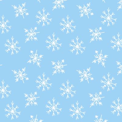 Бесшовный принт со снежинками