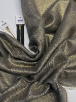 Хлопок с шерстью и п/э Balmain с золотым напылением